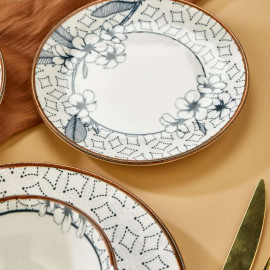 PORCELAIN PLATE SET 24 PIECES FROM FACTORY WHOLESALE 